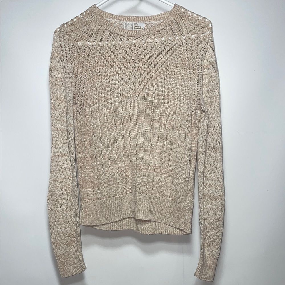 It’s pure gold Women's Beige Sweater